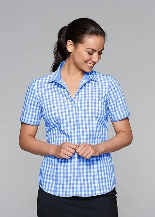 Aussie Pacific Ladies Davenport Short Sleeve Shirt 2908S Metro Workwear.